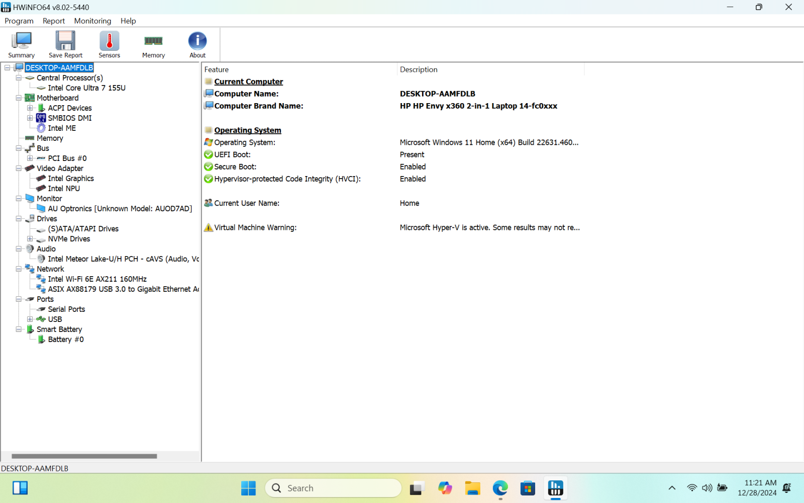 HP Envy x360 2-in-1 14" Touch-Screen Laptop, Ultra 7, 16GB, 1TB - Photo 2